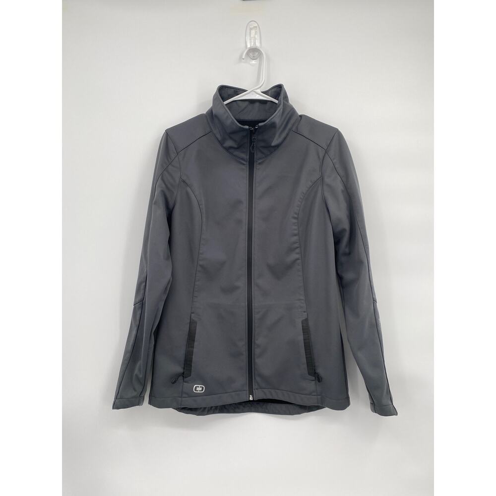 OGIO Endurance Ladies Crux Soft Shell Gray Jacket LOE720 size Medium
